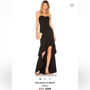 Revolve Likely Black Gown
